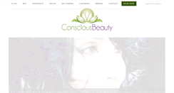 Desktop Screenshot of consciousbeauty.com